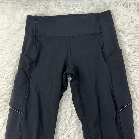 Lululemon Speed Up Crop (21") Black - Picture 2 of 6